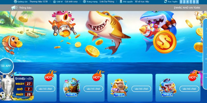 Bắn cá rồng tại 123bet siêu hấp dẫn