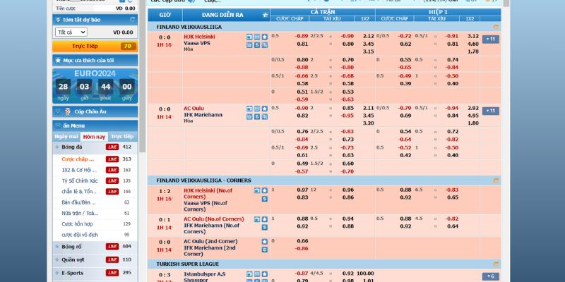 Tham gia cược tại thể thao 123bet thắng lớn